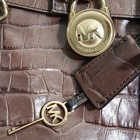 Michael kors Croc Large Hamilton Bag - Picture 3 of 8